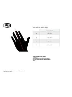 100% Youth Brisker Cold Weather Gloves