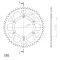 SUPERSPROX Aluminium Rear Sprocket RAL-990:52 | Premium Motorbike Parts