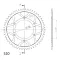 SUPERSPROX STEEL REAR SPROCKET RFE-210:51 - Durable Motorbike Performance