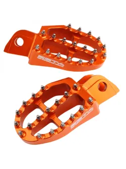 ZETA Aluminum FootPegs KTM/HQV/GASGAS SXF/EXCF/TC/TX/MC/EC (Black * Red * Blue * Orange * H-Blue) ZE93-182