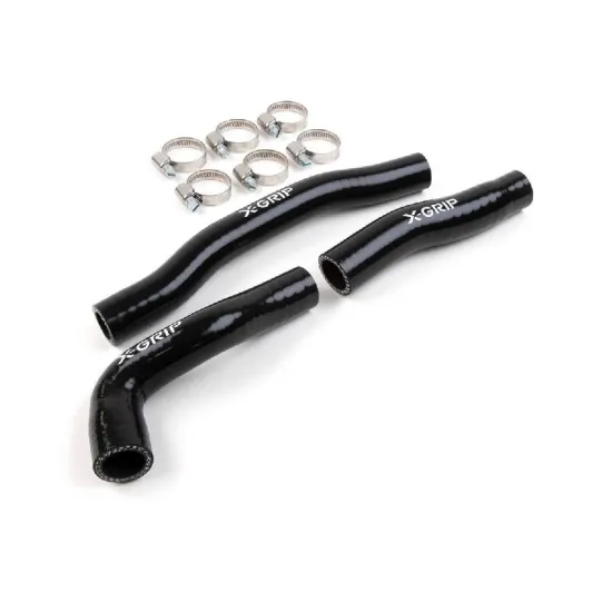 X-GRIP Silicone Radiator Hose for KTM/HQV/GASGAS 125-150 SX EXC TC TE MC 2019- (Red * Blue * Black * Orange)