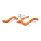 X-GRIP Silicone Radiator Hose KTM/HQV/GASGAS 350 SXF EXCF FC FE ECF 2019- (Red * Blue * Black * Orange)