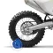 MX GUARDS M20xP1.5 Rear Axle Nut for KTM, Husaberg, Husqvarna, Gas Gas - Blue & Orange