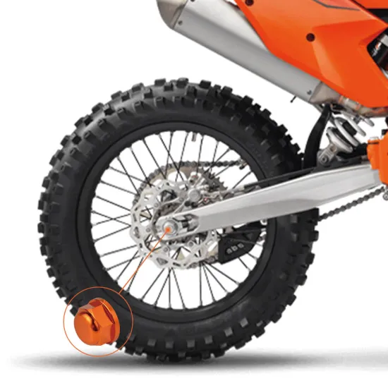 MX GUARDS M20xP1.5 Rear Axle Nut for KTM, Husaberg, Husqvarn #2