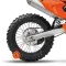 MX GUARDS M20xP1.5 Rear Axle Nut for KTM, Husaberg, Husqvarna, Gas Gas - Blue & Orange