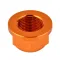 MX GUARDS M20xP1.5 Rear Axle Nut for KTM, Husaberg, Husqvarna, Gas Gas - Blue & Orange