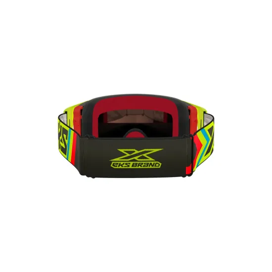 EKS Lucid Goggle Flo Fire - Red Mirror Lens | Premium Motorc #1