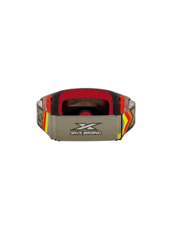 EKS Lucid Goggle Black & Tan - Red Mirror Lens