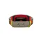 EKS Lucid Goggle Black & Tan - Red Mirror Lens