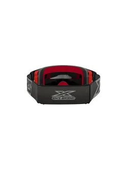 EKS Lucid Black Silver Goggles - Silver Mirror Lens