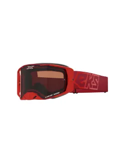 EKS Lucid Goggle Red - Auburn Afterburner Lens 067-12020