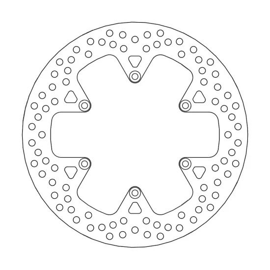 MOTO-MASTER Halo Series Rear Rotor REAR DISC BMW 110518