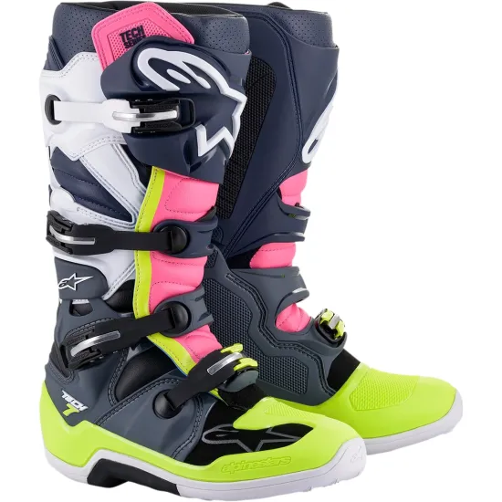 Yellow/White/Pink/Black #12