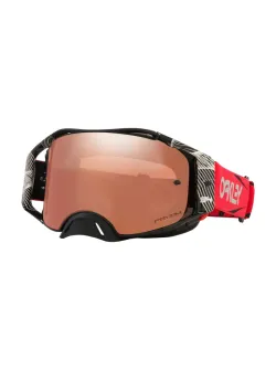 OAKLEY Airbrake MX Goggle 0OO7046 Red 7046C8 - High-Performance Motocross Goggles