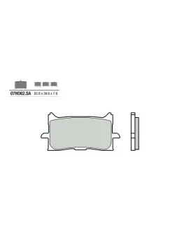 BREMBO Street Sintered Metal Brake Pads - 07HO62SA 1036051 FR: 38800614