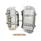 ARTAFON KTM Husqvarna Gas Gas 2024-2023 TBI (NOT TPI) Radiator Guards Compatible with OEM SPAL Fan RG17 F