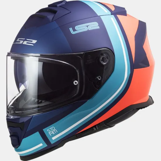 Matt blue/Fluo orange #2