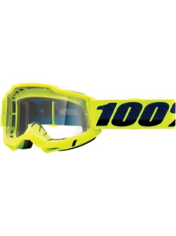 100% Accuri 2 Goggles YL CLR 50013-00003 - Premium Motorbike Eyewear