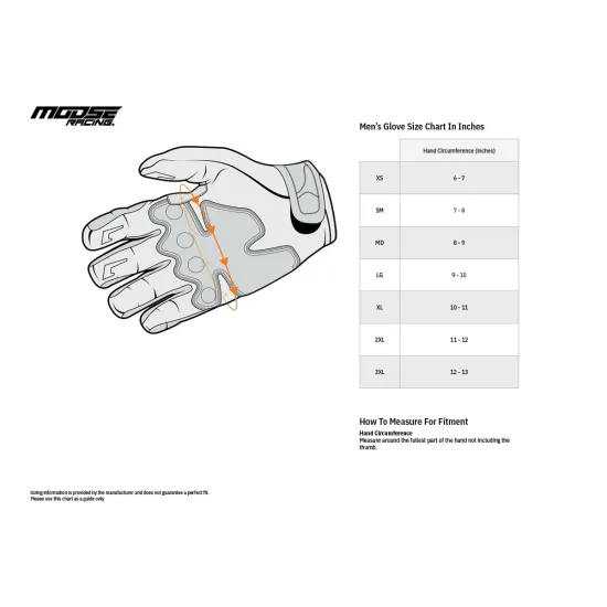 MOOSE SX1™ Gloves 3330-73 - Premium Motocross Gloves for Adu #5