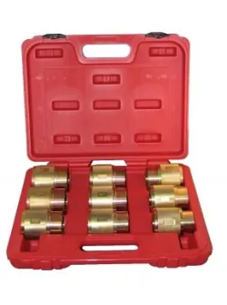 K-TECH TOOL - Front Fork Seal Hammer 9 Piece Set inc Case 113-080-100