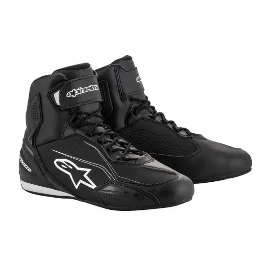 Alpinestars Faster 3 Motoros Cipő (Fekete-fehér) 2510219-10-8