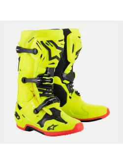 Alpinestars Tech 10 Motocross Csizma (Fluo-Piros) 2010020-533-11