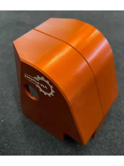 CNC Mart Alumínium Himbavédő KTM Motorokhoz (Narancs) cnc-himbaved-org