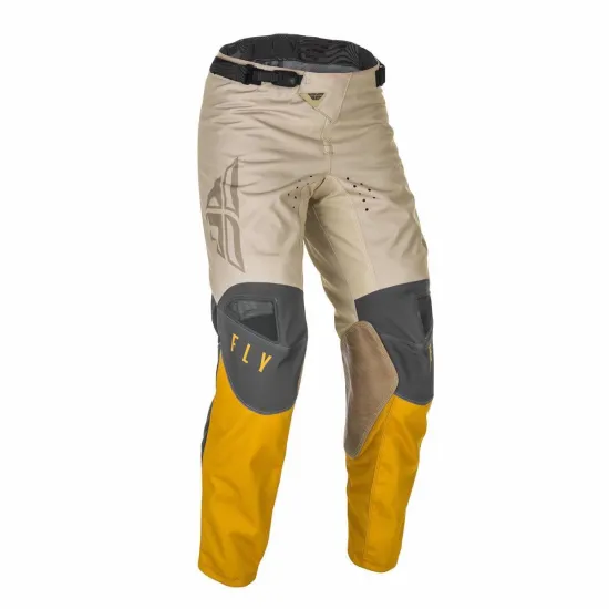 FLY Racing Kinetic K121 MX Nadrág (Mustár-szürke) 374-433-30