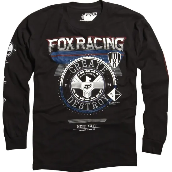 Fox Infinite Speed Hosszú Ujjú Póló (fekete) 07163-001-1-M