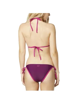 Fox Side Női Bikini F&uuml;rdő ruha Als&oacute; (Lila-Feh&eacute;r) 25436-367-S