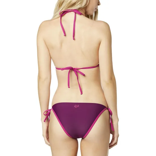 Fox Side Női Bikini Fürdő ruha Alsó (Lila-Fehér) 25436-367-S
