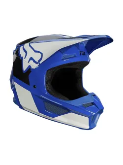 Fox V1 Revn Gyerek MX Buk&oacute;sisak (K&eacute;k-Feh&eacute;r) 25876-002-YS