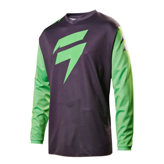 Shift Jersey Whit3 Ninety Seven Motocross Mez (Zöld-Fekete) 18784-004-XL