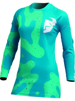 Thor Sector Disguise Női Motocross Mez (T&uuml;rkiz) 2911-0265