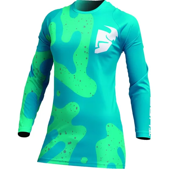 Thor Sector Disguise Női Motocross Mez (Türkiz) 2911-0265