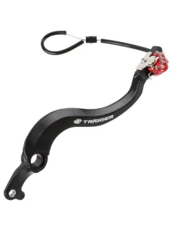 Zeta Alu F&eacute;kped&aacute;l Honda motorokhoz (Fekete-Piros) ZE90-7012