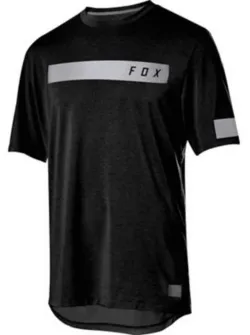 FOX Ranger Dri-Release SS Bar Jersey BLK L 22986-001-L