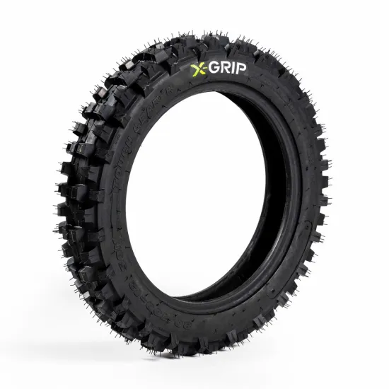 X-GRIP Tyre TOUGH GEAR-R Kids 80/100-12 M/C 50M TT M+S NHS HARD XG-2283